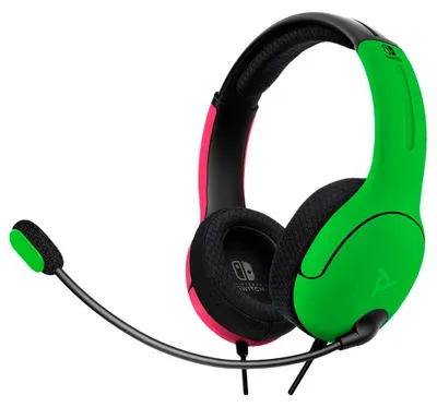 Immagine prodotto di PDP-PerformanceDesignedProduct 500-162-PKGR-EU PDP Headset Stereo LVL40 Pink/Grün für Nintendo Switch