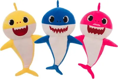 Produktbild von Baby Shark Plüschtier 3Pcs Plüschtiere Weihnachtsgeschenke für Kinder Gefüllte Puppe 12,6 Zoll