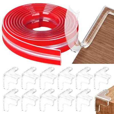 Eckenschutz 6 m transparent 10x10x2,6 mm 12 Ecken