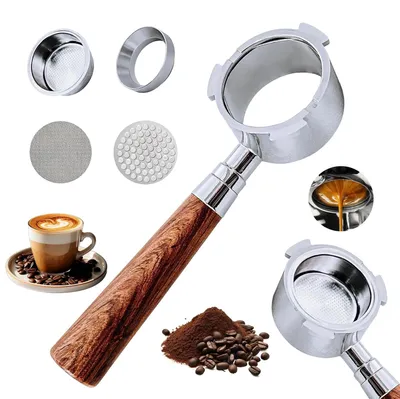 Bodenloser Siebträger 51 mm, 3 Ohren, für DeLonghi EC680/EC685/EC885