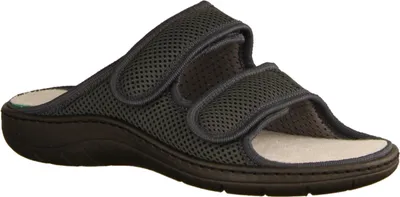 Produktbild von Pantolette Liromed 805, Uni, Grau, Textil, NEU - Haus - hüttenschuhe Damen Hausschuhe, Mehrfarbig