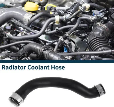 Image de Tuyau Liquide Refroidisement Pour Radiateur Pour Mercedes-Benz Classe C 2008-2024 Bonne étanchéité No.A2045011582 Tuyau Refroidisement Supérieur Tuyau Refroidisement Noir 1 Pc