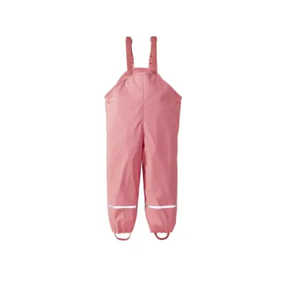 Produktbild von lupilu Mädchen Mastch- und Buddelhose mit Träger und Gummisteg, Größe 122/128, rosa