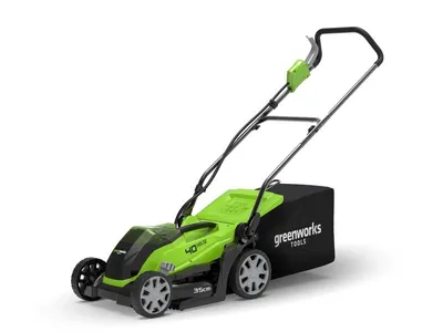 Produktbild von Greenworks G40LM3604 Akku-Rasenmäher 40V, 36 cm Schnittbreite, bürstenlos (ohne Akku)