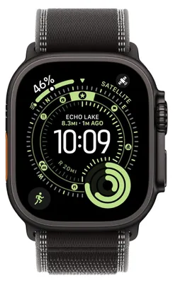 Zdjęcie produktu dla Apple MG9U4ZM/A, Band, Smartwatch, Czarny, Apple, Apple Watch Models 44mm 45mm 46mm 49mm, Tytan, Poliester, Spandex, Nylon