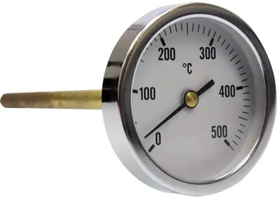 Ofenthermometer 0–500 °C, Hülse 50 cm, IP56