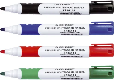 Zdjęcie produktu dla Marker do tablic Q-Connect® KF26113 Premium, 1,5 - 3 mm, różne (4 kolory)