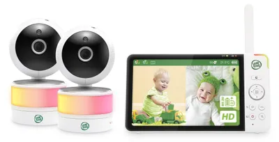Immagine prodotto di Babyphone LeapFrog LF920-2HD con telecamera, dotato di 2 telecamere, visione notturna a colori e schermo HD 720p da 7 pollici