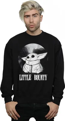 Produktbild von Star Wars - "The Mandalorian Little Bounty" Sweatshirt für Herren BI46479 (S) (Schwarz)