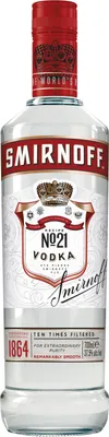 Obrázek produktu pro Smirnoff Vodka Red Label 37,5% obj. 700ml