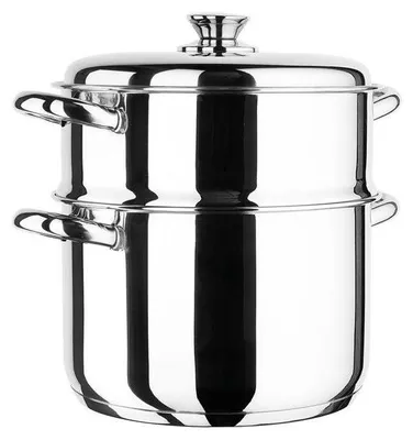 Immagine prodotto di Set per cottura a vapore - INOXIBAR - Pentola e vaporiera - acciaio inossidabile - cottura a vapore - compatibile con piani a induzione - Ø20 x H 23 cm