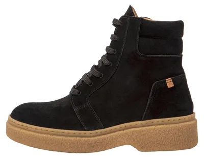 Image de El Naturalista Bottines pour Femme N5900S SILK SUEDE BLACK / ARPEA Couleur Noir