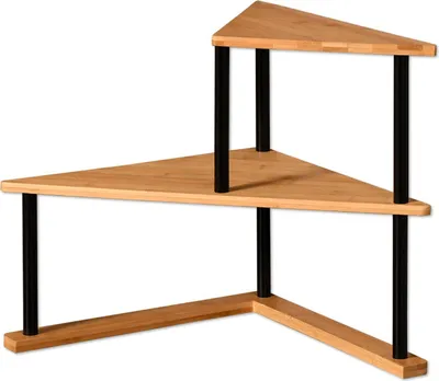 Immagine prodotto di KESPER Mensola angolare da cucina, bambù/metallo KESPER 58808