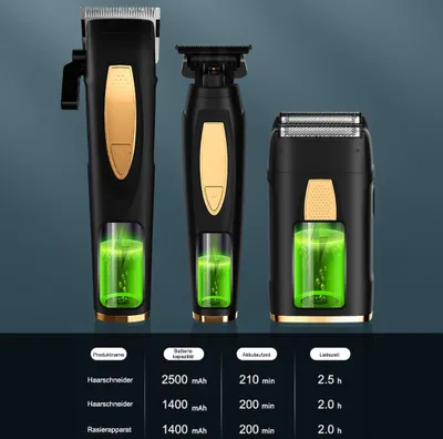 Produktbild von MODFU Leistungsstarker Haarschneider, Profi Haarschneidemaschine mit Trimmer, Barttrimmer,elektrische Haarmaschine, Präzisionstrimmer für Haare & Bart