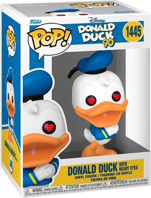 Immagine prodotto di Personaggio di Paperino con occhi a cuore per il 90° anniversario della Disney