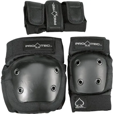 Produktbild von Pro-Tec Pads Street Gear Junior Protektorenset 3- Teilig Schwarz YS Youth