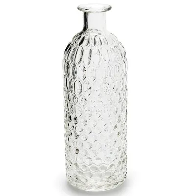 Produktbild von 12 x Vasen aus Glas H 20 cm - Flaschen Glasflaschen Dekoflaschen Deko-Flaschen Flaschen-Glas
