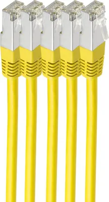 Obrázok produktu pre Shiverpeaks Patchkabel cat6 S/FTP LSZH VE5 gelb 0,25m