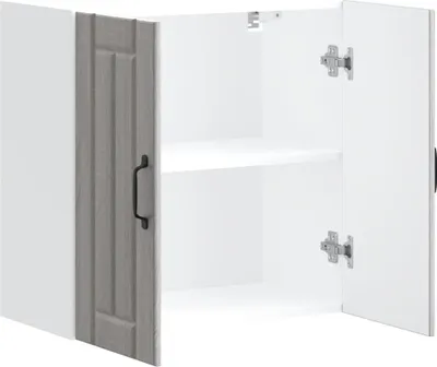 Produktbild von "2026 Promotion" Küchen-Hängeschrank - mit Stauraum - Lucca Grau Sonoma Holzwerkstoff - Mehrzweckschrank CC31315