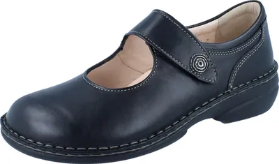 Immagine prodotto di Finn Comfort Laval, nero, pelle, NUOVO, donna, scarpa slip-on - scarpa slip-on da donna / trotteur, nero