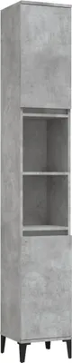 Obrázek produktu pro vidaXL Koupelnová skříňka Concrete Grey 30x30x190 cm Dřevěný materiál