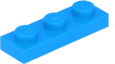 Produktbild von Lego® 1x3 Platte 3623 - 1 Stück Dunkles Azurblau