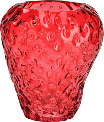 Image de Vase Fraise en verre