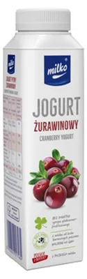 Produktbild von Milko Trinkjoghurt mit Cranberry 330 g