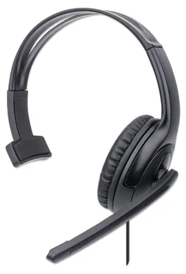 Image de MANHATTAN Casque USB mono circum-aural (Over-Ear)