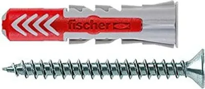 Obrázok produktu pre Fischer 534997, Súprava skrutiek a príchytiek, Nylon, Šedá, Červená, Krížový, PZ2, 6 mm