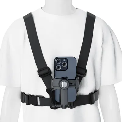 Produktbild von Maclean Sports Phone Harness, uniwersalny, do telefonu komórkowego, aparatu fotograficznego, GoPro i innych kamer, obrotowy uchwyt, MC-294