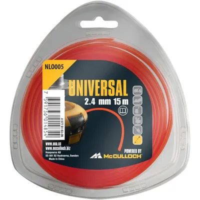 Zdjęcie produktu dla McCulloch NLO005, Nylon, 15 m, McCulloch B28 PS, B40 P ELITE, TRIMMAC, T26 CS, B26 PS