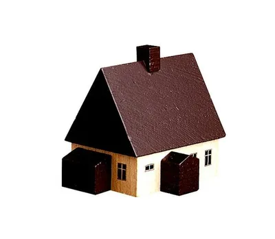 Produktbild von Miniaturhaus Erzgebirgshaus HxBxT 5,5x6x4cm