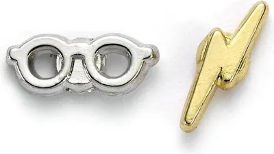 Produktbild von Harry-Potter-Ohrstecker-Set Zeitdreher/Schokoladenfrosch/Brille