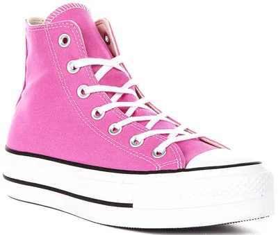 Image de Converse All Star Lift A16101C à semelle compensée rose pour femme – 3,5 UK - 36 EU - 5,5 US / Rose