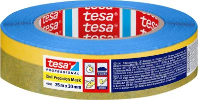 Obrázek produktu pro Tesa 138547 Páska maskovací oboustranná 2 in 1 25 m x 30 mm 4460