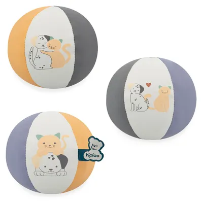 Immagine prodotto di Kaloo - Palla sensoriale per neonati - Gattini e cuccioli - Stimoli