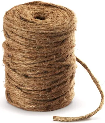 Produktbild von 100M Garten Kordel 4 mm JuteSchnur Natürliche Jute Bastelschnur für Haushalt Garten DIY Kunsthandwerk Dekoration
