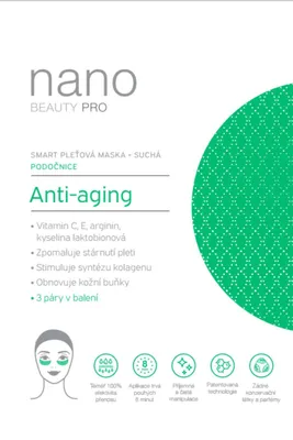 Immagine prodotto di Nanobeauty Antiaging nanomaschera per il contorno occhi 6 pz