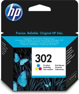 Obrázek produktu pro HP 302 (F6U65AE, barevná) - inkoust pro HP Deskjet 1110/2130/3630, 165str