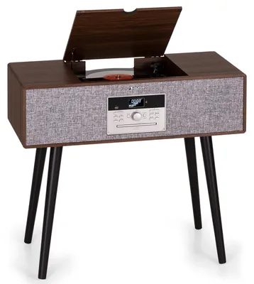 Obrázok produktu pre Auna - gramofón s reproduktorom, CD, MP3, USB, DAB+/FM, Bluetooth, na nožičkách