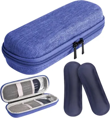 Image de Poche isotherme pour l'insuline, avec 2 packs de refroidissement, dimensions 20 x 7,5 cm, pour le stockage sûr des médicaments