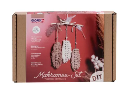 Produktbild von Glorex 5100901 - Markramee Bastelset, Wandschmuck selbst geknüpft