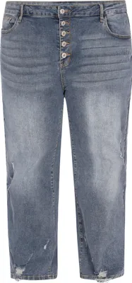 Immagine prodotto di Pantaloni da donna ROCKEASY - grigio, XXXL