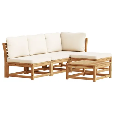 Produktbild von VidaXL 3214285, Cremefarben, Akazienholz, 110 kg, Erwachsene & Kinder, 630 mm, 630 mm