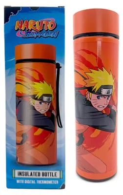 Image de Bouteille isotherme en acier inoxydable Naruto Shippuden, 450 ml