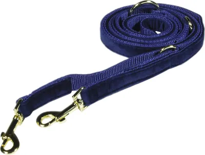 Image de Kentucky Dogwear Laisse pour chien Velvet 200 cm Size S Marine S