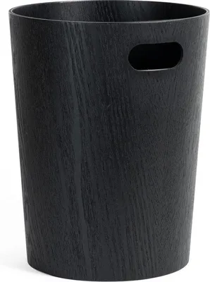 Immagine prodotto di Cestino della carta moderno in legno di quercia nera