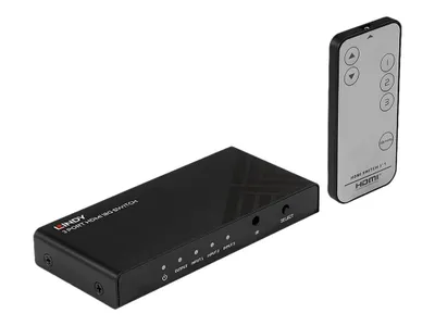 Obrázek produktu pro Lindy 3 Port HDMI 18G Switch - Video/Audio-Schalter