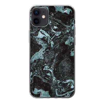 Produktbild von MuchoWow® Handyhülle Schutzhülle Hülle für iPhone 12 mini Naturstein - Blau - Stein Silikon Softcase Handy Hülle - Bild